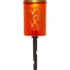 HEARTY Solcellsljus 12cm Röd