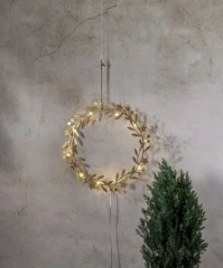 HOLIDAY Hängande dekoration Batteri 28cm Guld