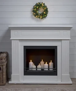 HOLLY Krans Batteri 30cm 20LED Grön IP44