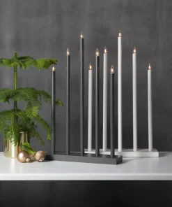 HOLY Ljusstake 64cm Grå