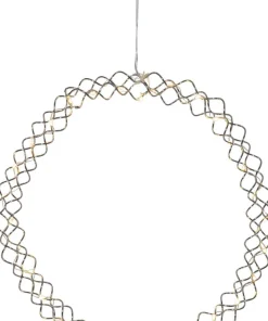 HOOP Inomhuskrans 30LED 30cm Krom