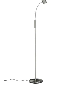 HUGIN Golvlampa 135cm Borstad Stål