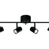 HUGIN Takspot Rak 4a Svart 75cm
