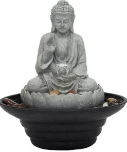 INOMHUSFONTÄN PT Buddha 24,5cm LED