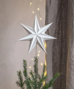 ISA Toppstjärna 21cm Vit