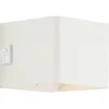 ISEO Vägglampa USB-Laddbar 10cm Mattvit IP44