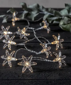 IZY Ljusslinga Blommor Batteri 135cm 10LED Varmvit/Klar