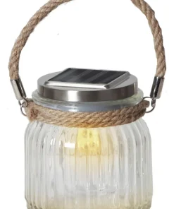 JAMJAR Solcells-Lykta 11,5cm Transparent