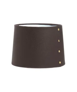 JANE Lampskärm 20/17cm Brun Läderlook