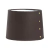 JANE Lampskärm 25/22cm Brun Läderlook