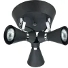 JAPAN Takspot Rund 3L 22cm Svart