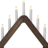 JARVE Ljusstake 7L 41cm Brunbetsad