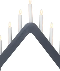 JARVE Ljusstake 7L 41cm Grafit