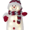 JOYLIGHT Tomte Dekoration 38cm Röd/Vit