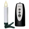 JULGRANSBELYSNING 10-Pack Trådlös Batteri 13cm Vit IP44