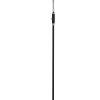 JUNO Golvlampa 128cm Svart/Krom
