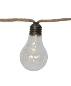 JUTTA Batterislinga 10LED 2,25m Beige