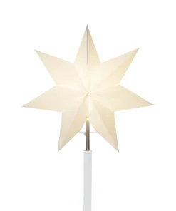 KARO Stjärna på fot 52cm Vit