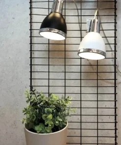 KLÄMMA Vägglampa 10cm Vit