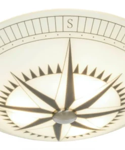 KOMPASS Plafond 50cm Vit/Svart