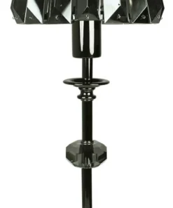 KRISTALL Bordslampa K5 50cm Svart Krom