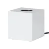 KUB Lampfot E27 9cm Vit