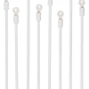 LADDA USB Ljusstake 40cm Vit