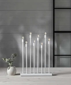 LADDA USB Ljusstake 40cm Vit