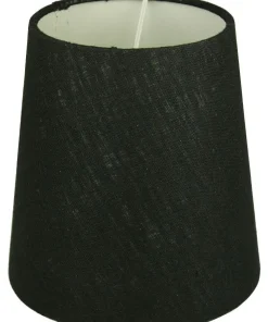 LAMPSKÄRM Linne 17cm Svart