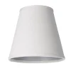 LAMPSKÄRM Linne Klotfäste Vit 17cm