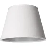 LAMPSKÄRM Linne Klotfäste Vit 20cm