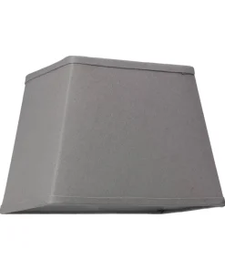 LAMPSKÄRM Linne Ringfäste 16/23,5cm Grå