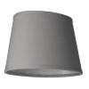 LAMPSKÄRM Linne Ringfäste Oval Grå 20cm