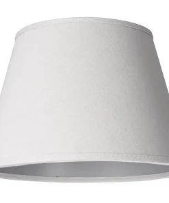 LAMPSKÄRM Linne Ringfäste Vit 25cm