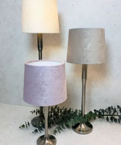 LAMPSKÄRM Sammet 20/17cm Grå