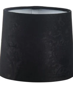 LAMPSKÄRM Sammet 16/14cm Svart