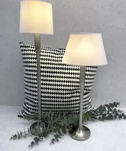 LAMPSKÄRM Sammet 16/14cm Vit