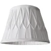 LAMPSKÄRM Veckad Klotfäste Vit 20cm