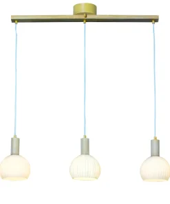LAPPONIA Taklampa 85 cm Vit/Trä