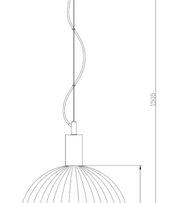 LAPPONIA Takpendel 35cm Vit/Trä