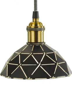 LASERSKUREN Fönsterlampa 15cm Svart/Vit