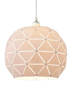 LATTICE Taklampa Rund 30cm Vit
