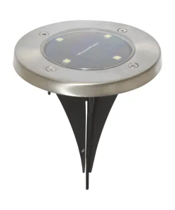 LAWNLIGHT 3-PACK Solcellsljus 2cm Silver IP44