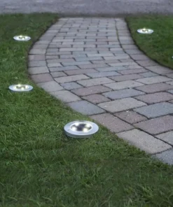 LAWNLIGHT 3-PACK Solcellsljus 2cm Silver IP44