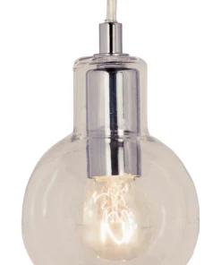 LEAH Fönsterlampa 13cm Krom/Klar