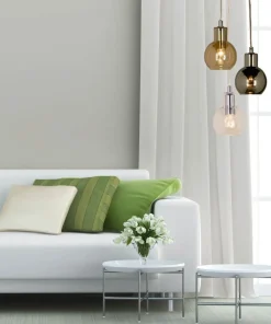 LEAH Fönsterlampa 13cm Krom/Klar