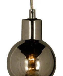 LEAH Fönsterlampa 13cm Rökgrå