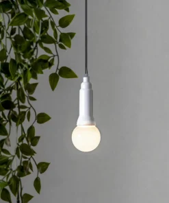 LIGHTY Lampupphäng Utomhus 750cm Svart/Vit