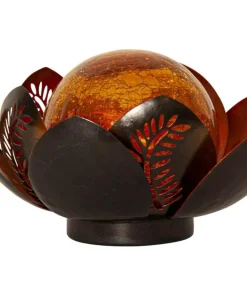 LILLY Solcellsdekoration 24cm Amber
