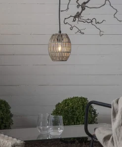 LINDE Lampskärm Utomhus 18cm Beige IP44